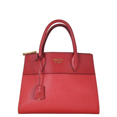 Prada Saffiano City Calf Esplanade Small