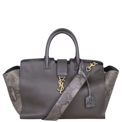 Saint Laurent Downtown Cabas Python Small Front