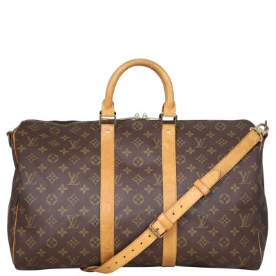 Louis Vuitton Keepall 45 Monogram Bandouliere Front