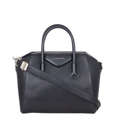 Givenchy Antigona Small – black grained goatskin Front