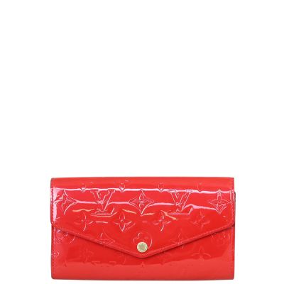 Louis Vuitton Sarah Wallet Monogram Vernis Front