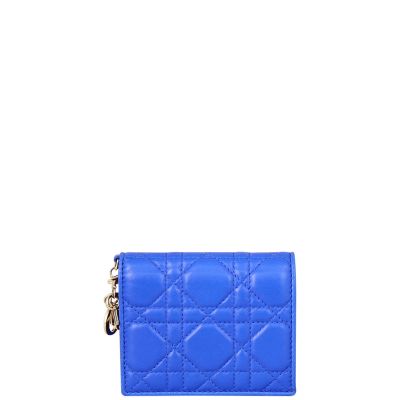 Dior Mini Lady Dior Cannage Wallet Front