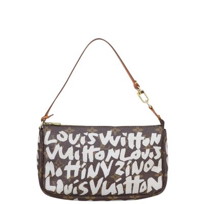 Louis Vuitton Pochette Accessories Stephen Sprouse Graffiti Front