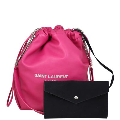 Saint Laurent Teddy Bucket Bag Front
