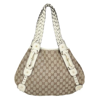 Gucci GG Canvas Medium Pelham Hobo Front
