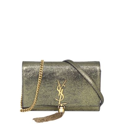 Saint Laurent Kate Tassel Chain Wallet Front
