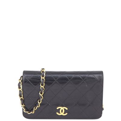 Chanel CC Full Flap Bag Small Front
