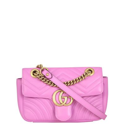Gucci GG Marmont Matelasse Mini Shoulder Bag Front
