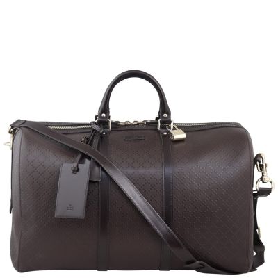 Gucci Bright Diamante Carry-On Duffle Bag (brown) Front

