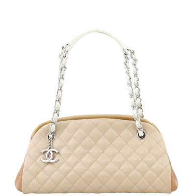Chanel Just Mademoiselle Shoulder Bag Medium Front
