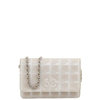 Chanel CC Travel Line Wallet on Chain Front
