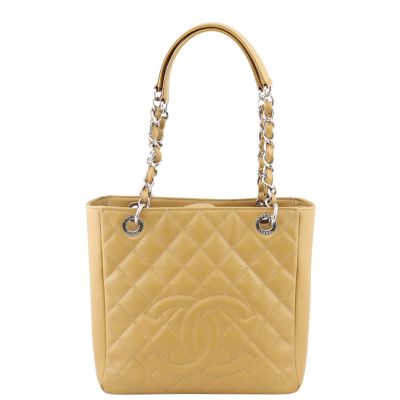 Chanel Petite Shopping Tote Front
