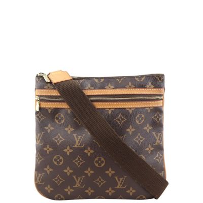 Louis Vuitton Pochette Bosphore Crossbody Monogram Front
