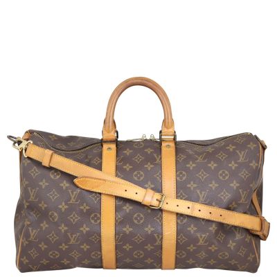 Louis Vuitton Keepall 45 Bandouliere Monogram Front
