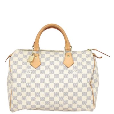 Louis Vuitton Speedy 30 Damier Azur Front
