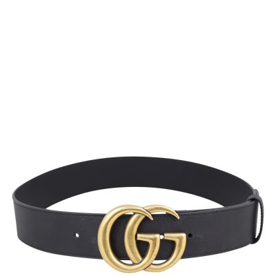 Gucci Marmont Double G Belt Front
