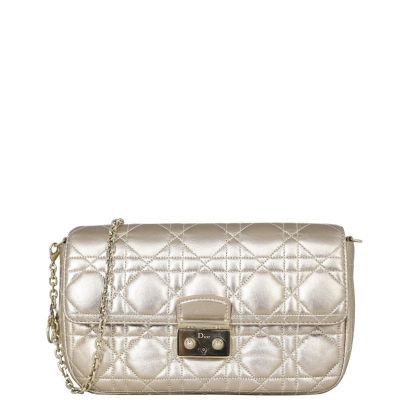 Dior Cannage New Lock Pouch Front
