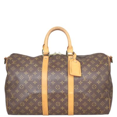 Louis Vuitton Keepall 45 Bandouliere Monogram Front
