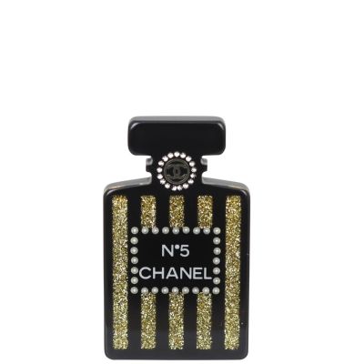 Chanel No.5 Bottle Brooch Front
