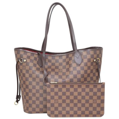 Louis Vuitton Neverfull MM Damier Ebene Front
