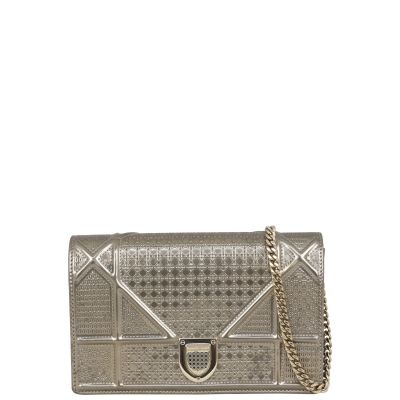 Dior Diorama Wallet on Chain Front
