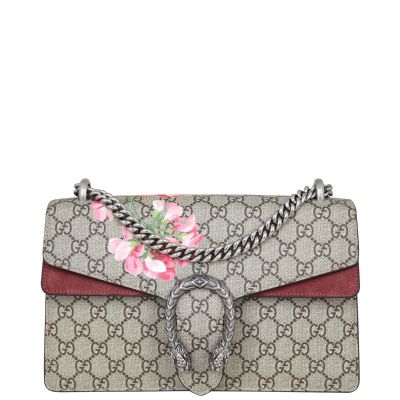 Gucci Dionysus GG Blooms Small Shoulder Bag Front with Strap