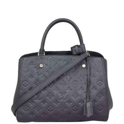Louis Vuitton Montaigne MM Monogram Empreinte Front with Strap