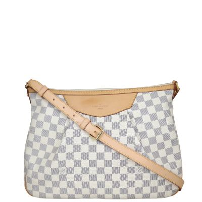 Louis Vuitton Siracusa MM Damier Azur Front
