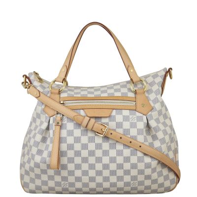 Louis Vuitton Evora MM Damier Azur Front
