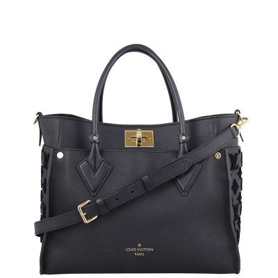 Louis Vuitton On My Side MM Monogram Tufting Tote Front
