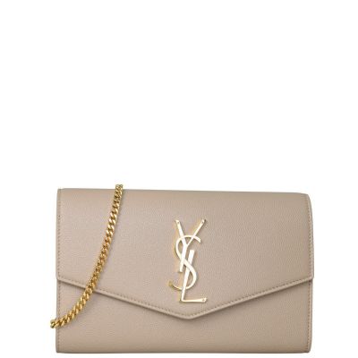 Saint Laurent Uptown Chain Wallet Front