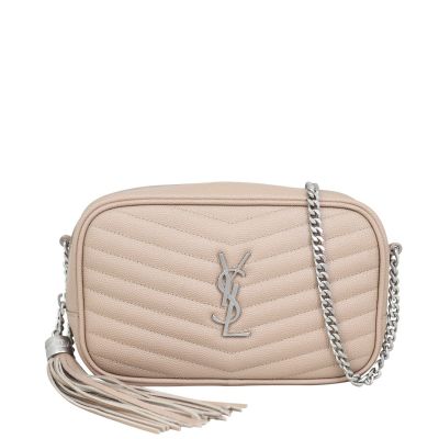 Saint Laurent Lou Mini Camera Bag Front with strap