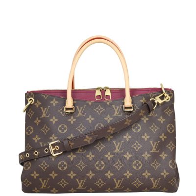 Louis Vuitton Pallas MM Monogram Front with Strap