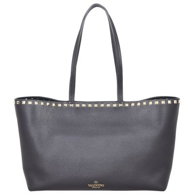 Valentino Rockstud Shopping Tote Small Front