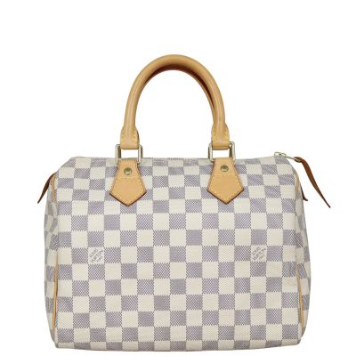Louis Vuitton Speedy 25 Damier Azur Front 
