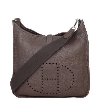 Hermes Evelyne II GM Front with Strap