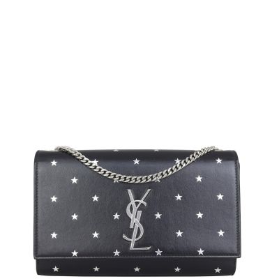 Saint Laurent Kate Stars Chain Bag Medium Front with Strap