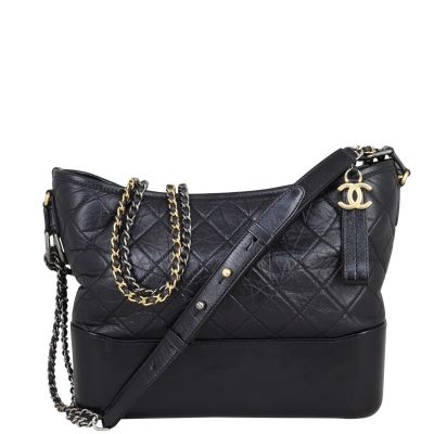 Chanel Gabrielle Quilted Hobo Large Front with Strap