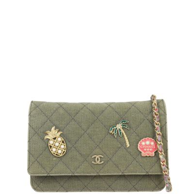 Chanel Wallet on Chain Coco Cuba Charms Front with Strap