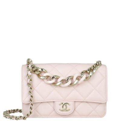 Chanel Plexi Wallet on Chain Front with strap