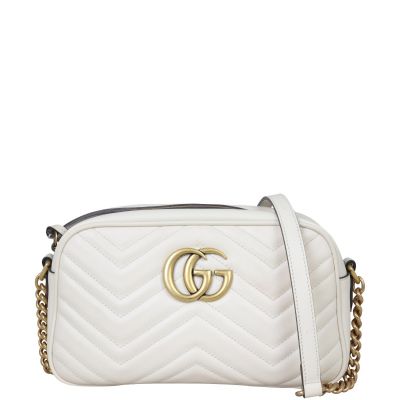 Gucci GG Marmont Small Camera Bag Front with Strap