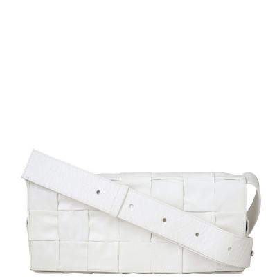 Bottega Veneta Cassette Stretch Bag Front with Strap