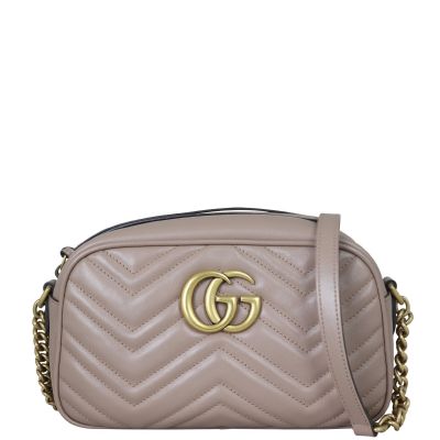 Gucci GG Marmont Small Camera Bag Front with Strap