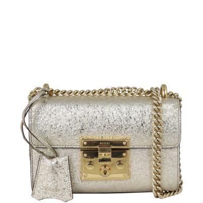 Gucci Padlock Metallic Small Shoulder Bag