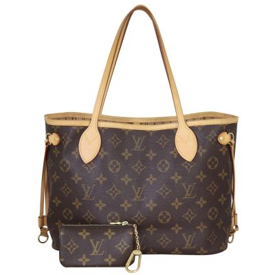Louis Vuitton Neverfull PM Monogram Front with Pouch