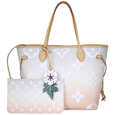 Louis Vuitton Neverfull MM Monogram Giant By the Pool Front With Pouch