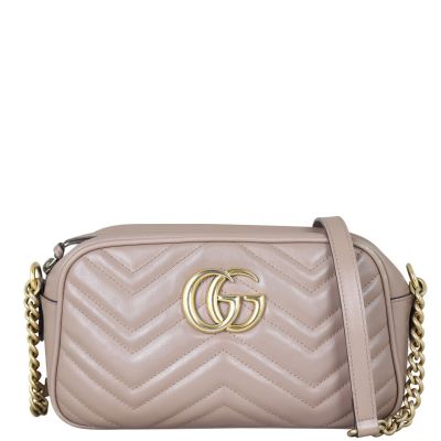Gucci GG Marmont Small Camera Bag Front With Strap