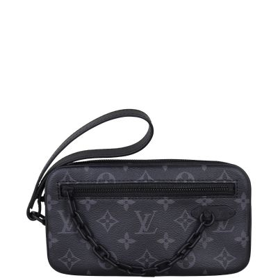 Louis Vuitton Volga Pochette Monogram Eclipse Front