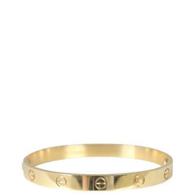 Cartier Love Bracelet 18k Yellow Gold Front