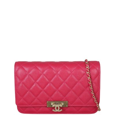 Chanel Golden Class Wallet on Chain Front With Chain